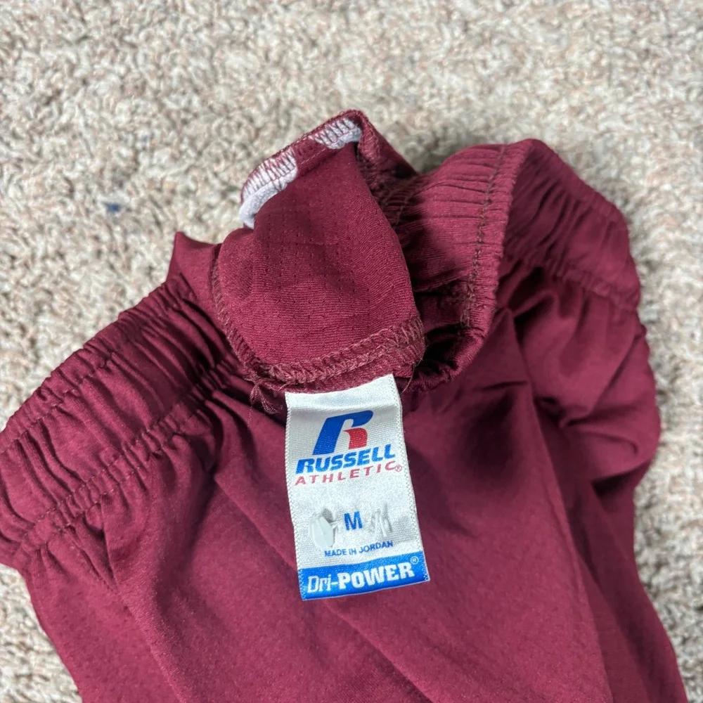 Mens Russell Athletic Washington Redskins Dri-Power Shorts Burgundy Medium